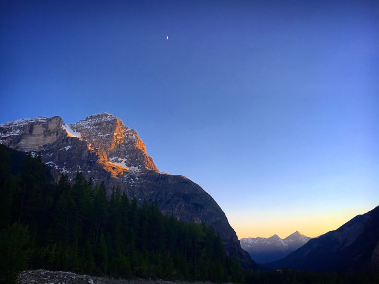 Sunset at Banff by Gloria MacGillis
