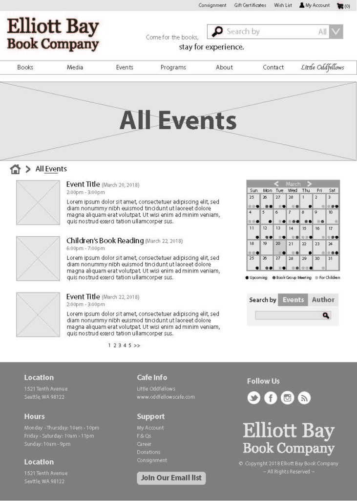 EBBC Events Design by Gloria MacGillis
